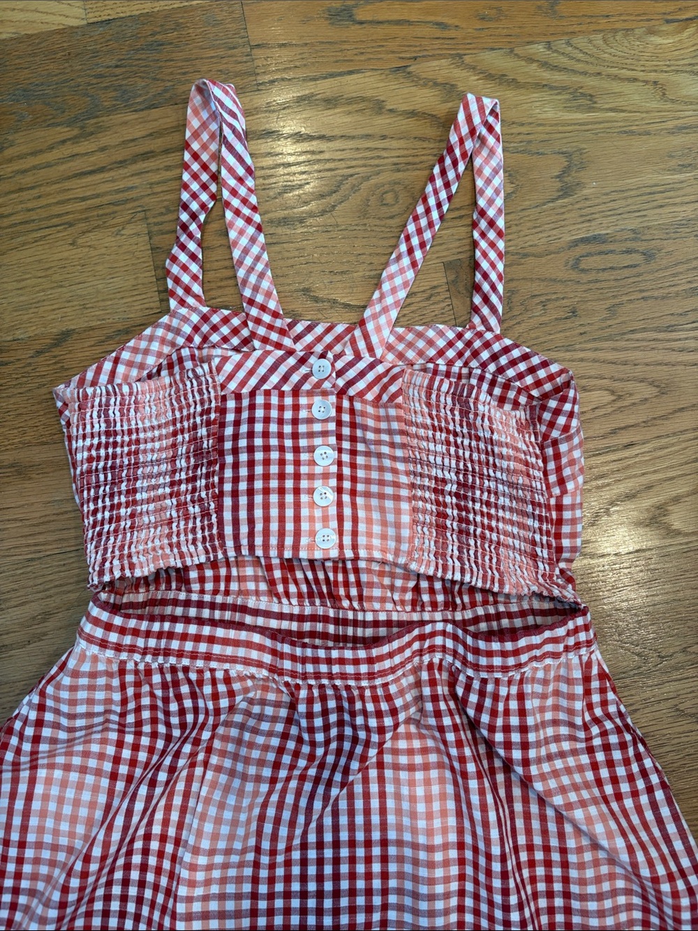 Madewell Gingham Sundress w Cute Back Detail - Picture 7 of 8